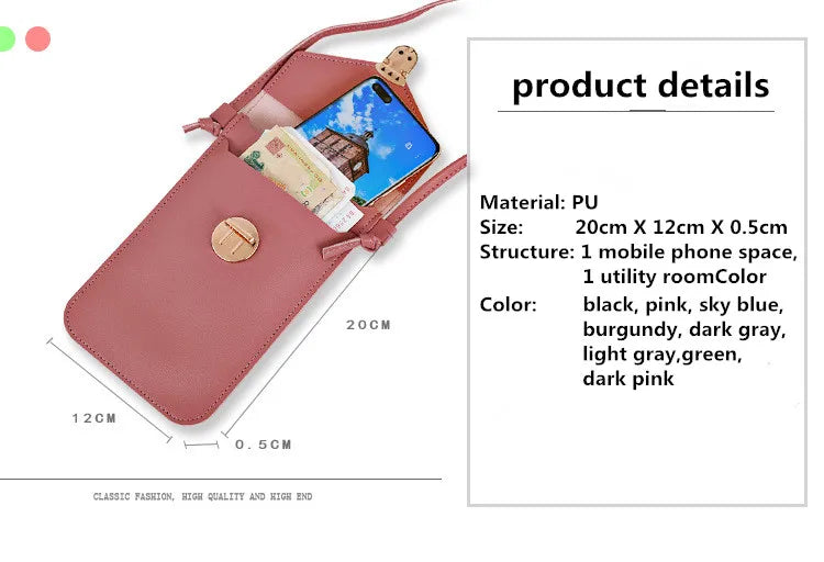 Everyday Crossbody Touchscreen Bag – same ANTHEM | For Soulmates & Style Seekers