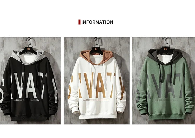 Men’s Loose Pullover Hoodie – Fall Streetwear | same ANTHEM