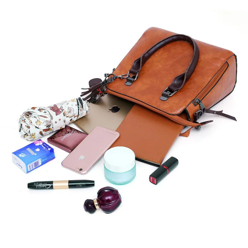 4 in 1 Designer Versatile PU Leather Handbag | same ANTHEM.