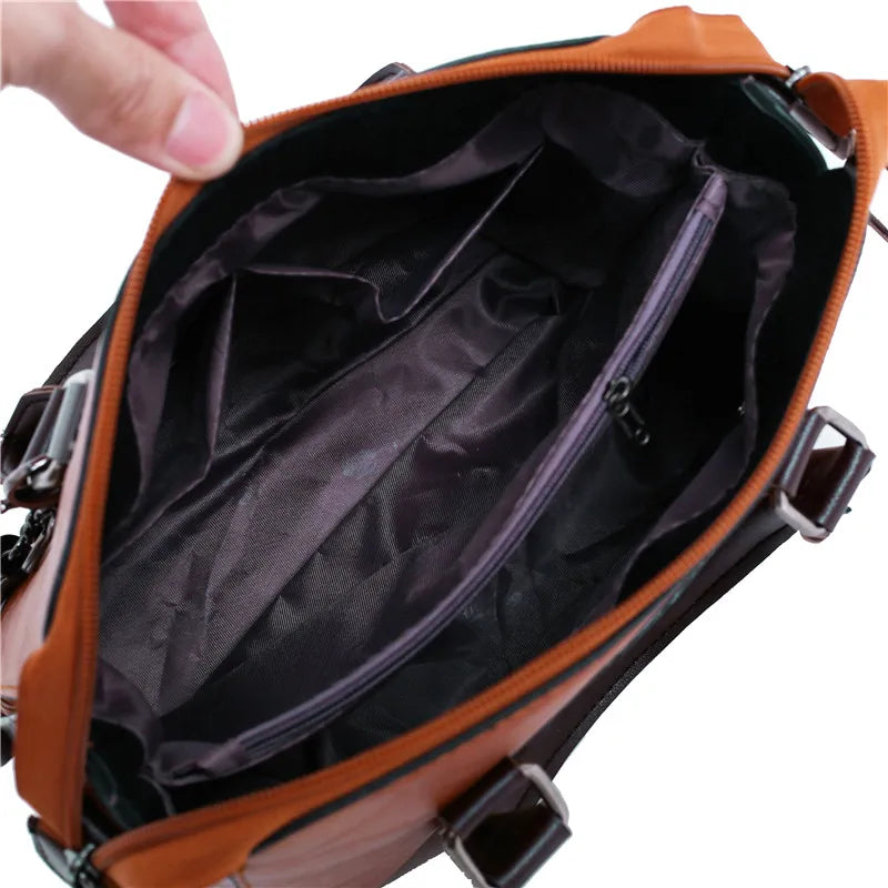 4 in 1 Designer Versatile PU Leather Handbag | same ANTHEM.
