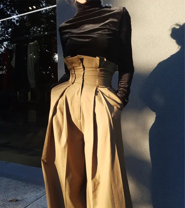 High Waist Wide Leg Pants | same ANTHEM.