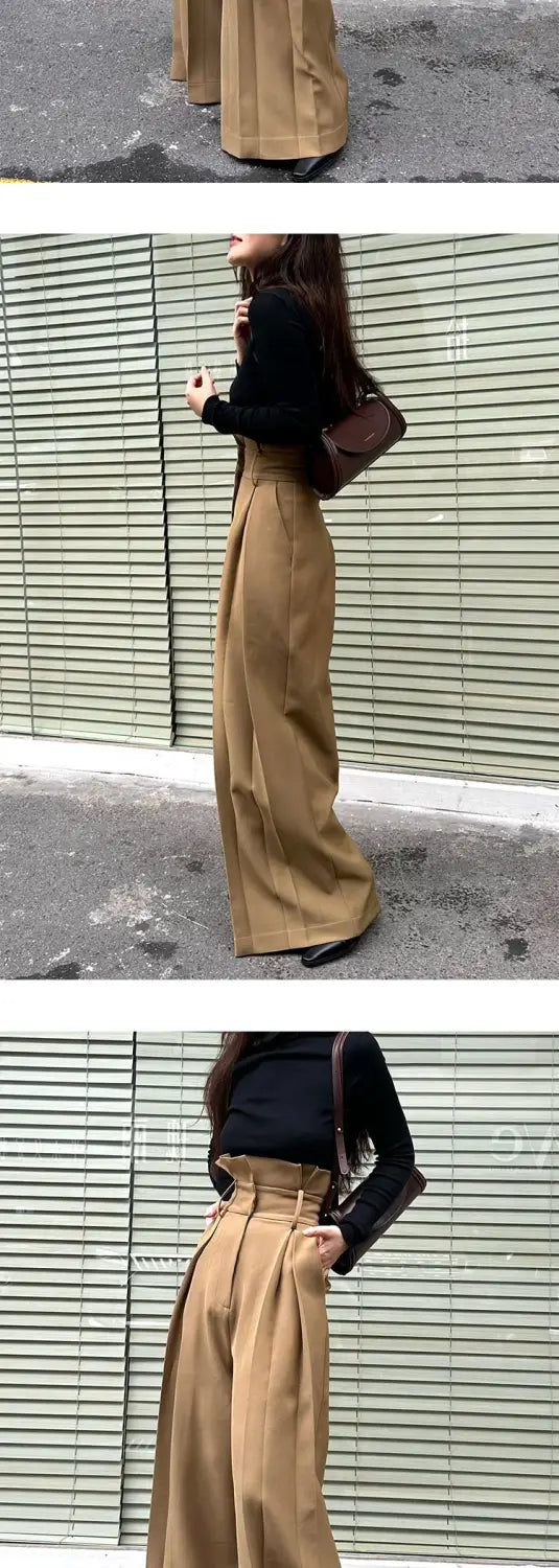 High Waist Wide Leg Pants | same ANTHEM.