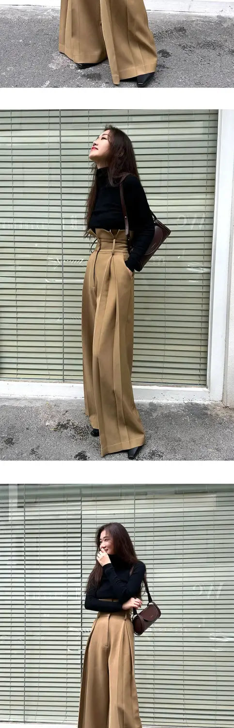 High Waist Wide Leg Pants | same ANTHEM.
