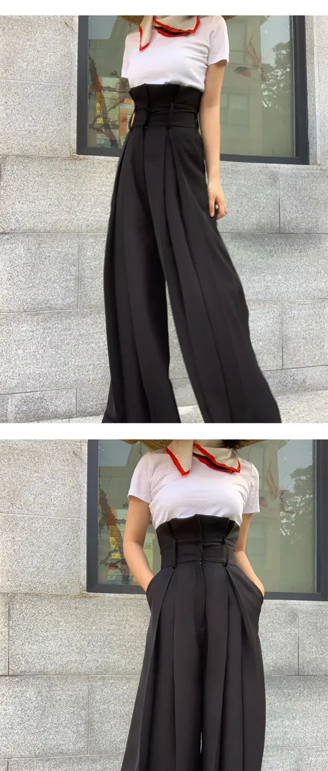 High Waist Wide Leg Pants | same ANTHEM.