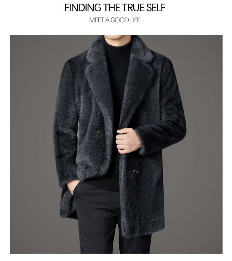 Reversible Mink Fur Coat for Men | same ANTHEM. Soulmate Streetwear