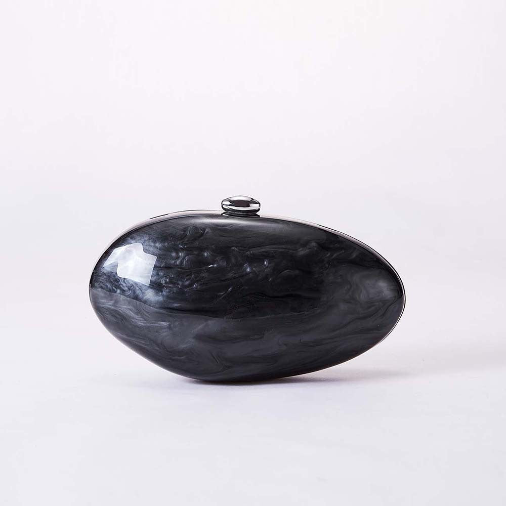 Acrylic Fashion Crossbody Single Shoulder European And American - Black