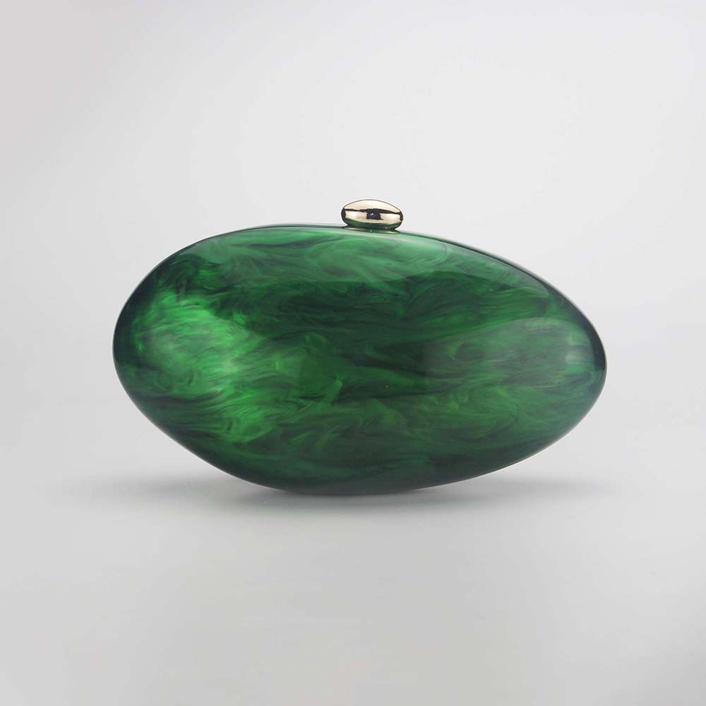 Acrylic Fashion Crossbody Single Shoulder European And American - Green