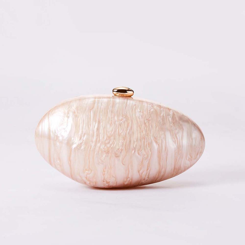 Acrylic Fashion Crossbody Single Shoulder European And American - Lotus Root Color