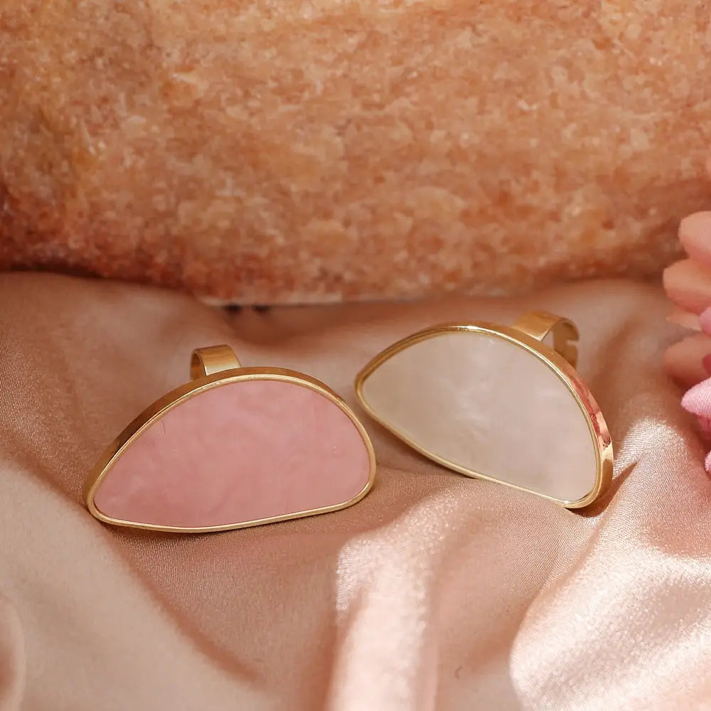 Adjustable Irregular Agate Resin Ring – Soulmate Jewellery | same ANTHEM.
