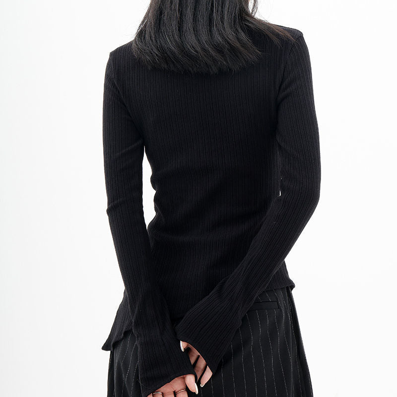 Asymmetric Loose Fit Knitting Sweater – dreamy chic streetwear | same ANTHEM.