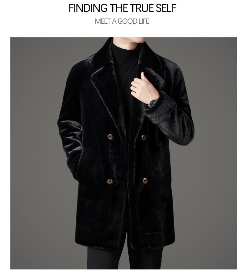 Reversible Mink Fur Coat for Men | same ANTHEM. Soulmate Streetwear