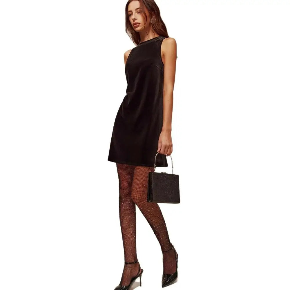 Women’s Retro Spice Skirt Solid Color - Dress