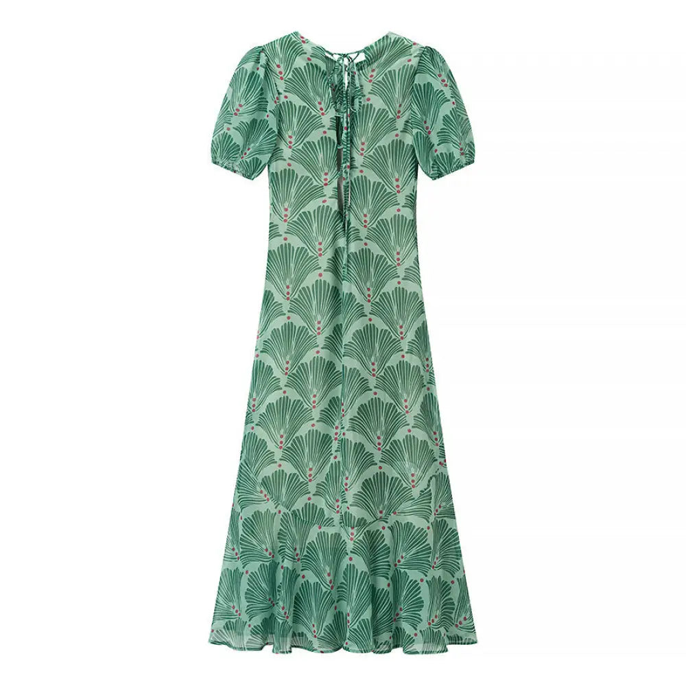 Back Strap Printed Long Dress – Soulmate Streetwear | same ANTHEM