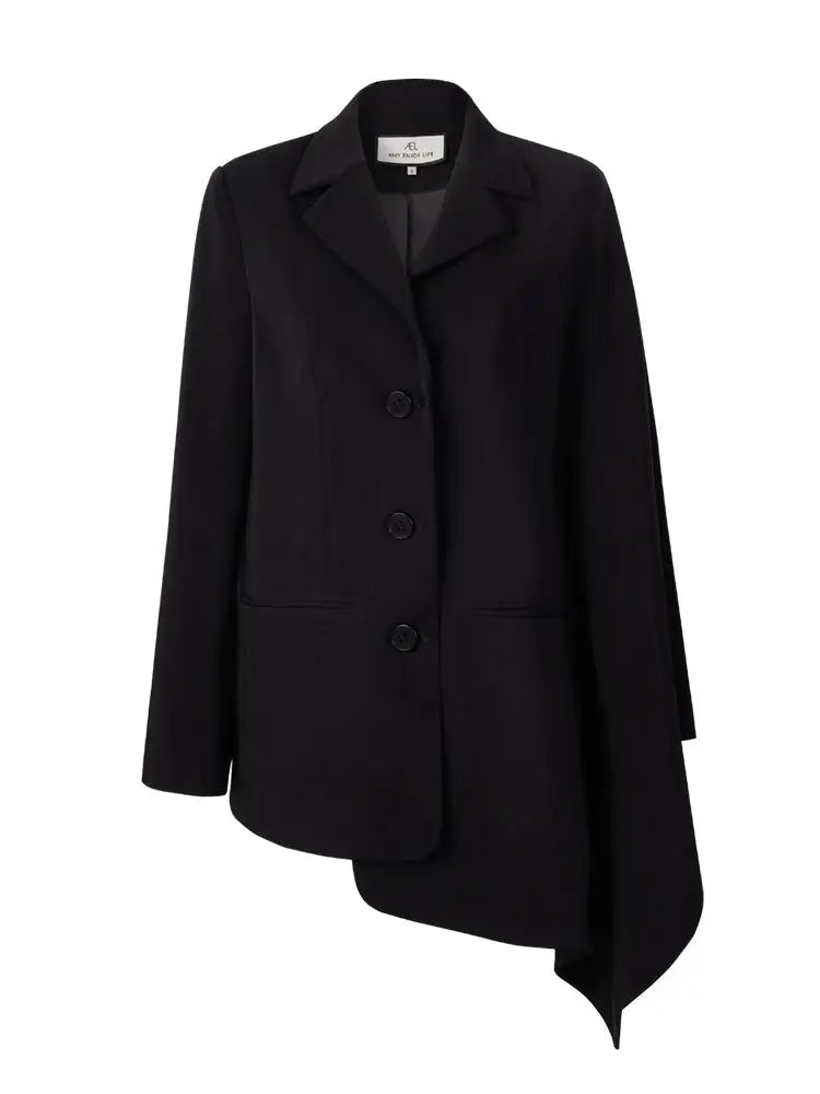 Bat Sleeve Blazer | same ANTHEM. - Black / L - cardigan