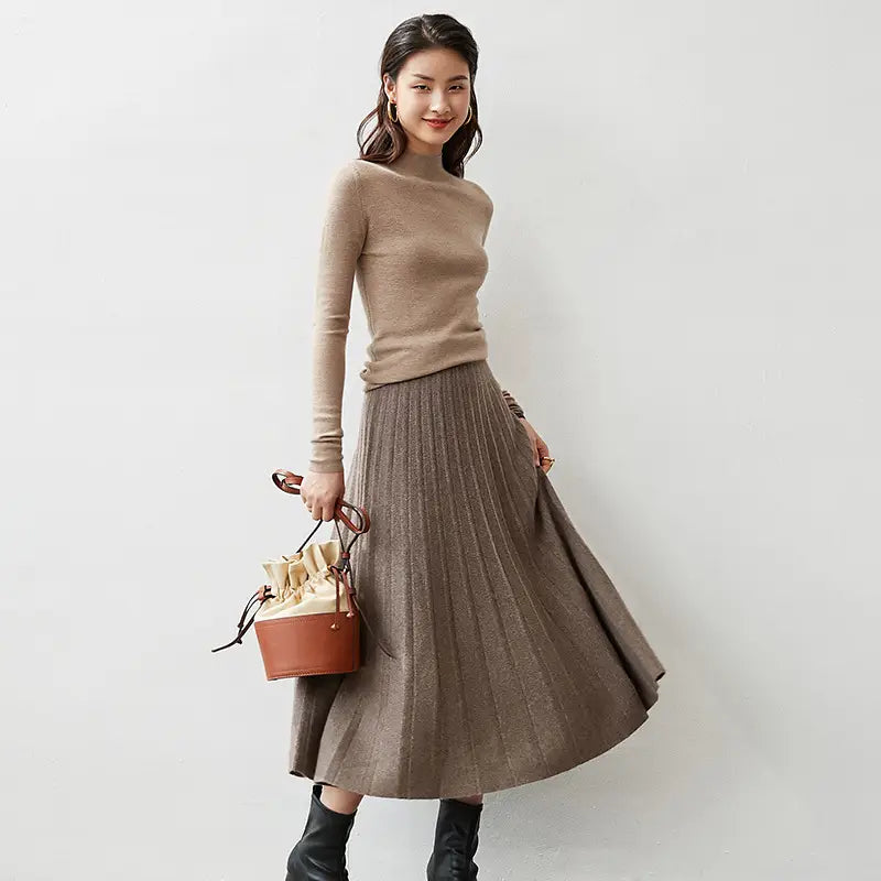 Women’s classic half high collar commuting fit