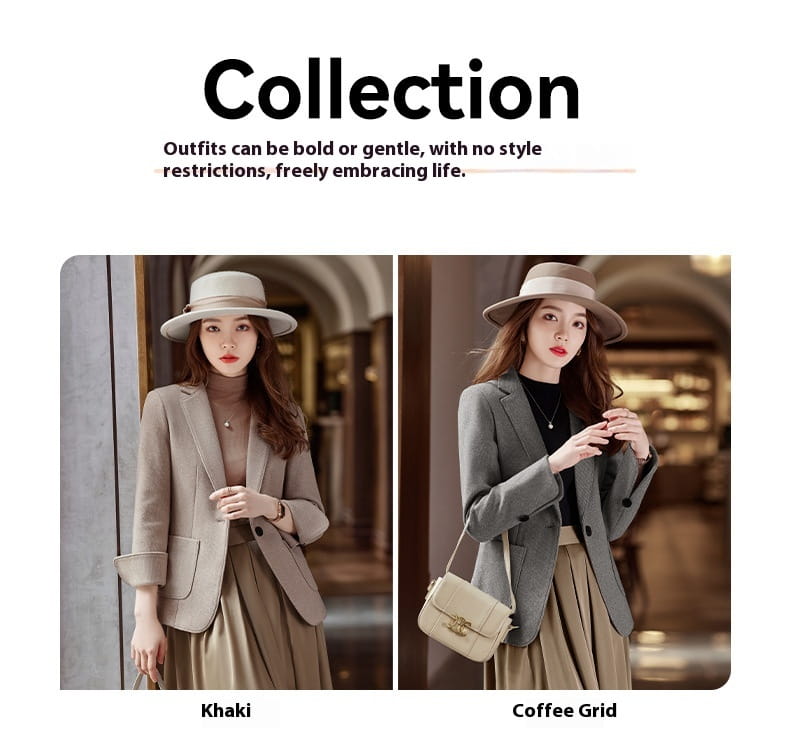 Women’s Coat Loose Drooping Small Tailored Suit Top
