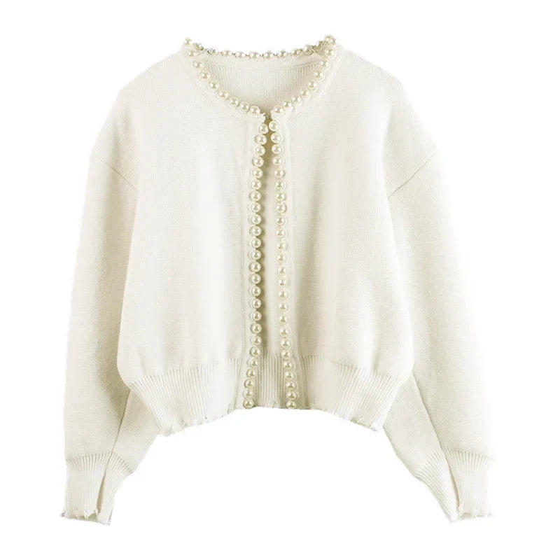 Beaded Knit Cardigan for Women | same ANTHEM. Elegant Soulmate Streetwear