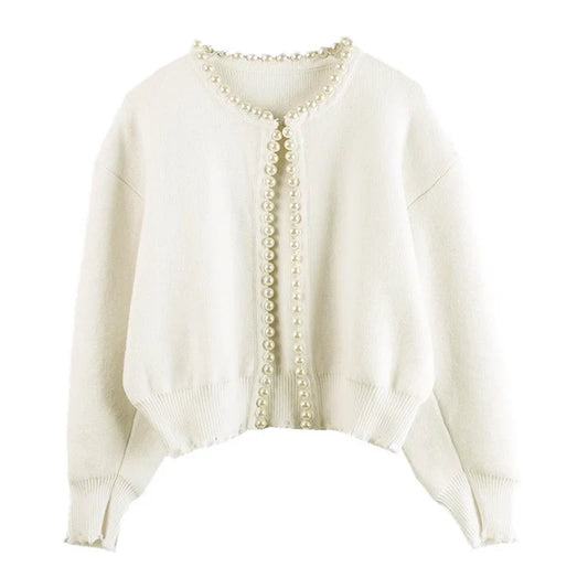 Beaded Knit Cardigan for Women | same ANTHEM. Elegant Soulmate Streetwear