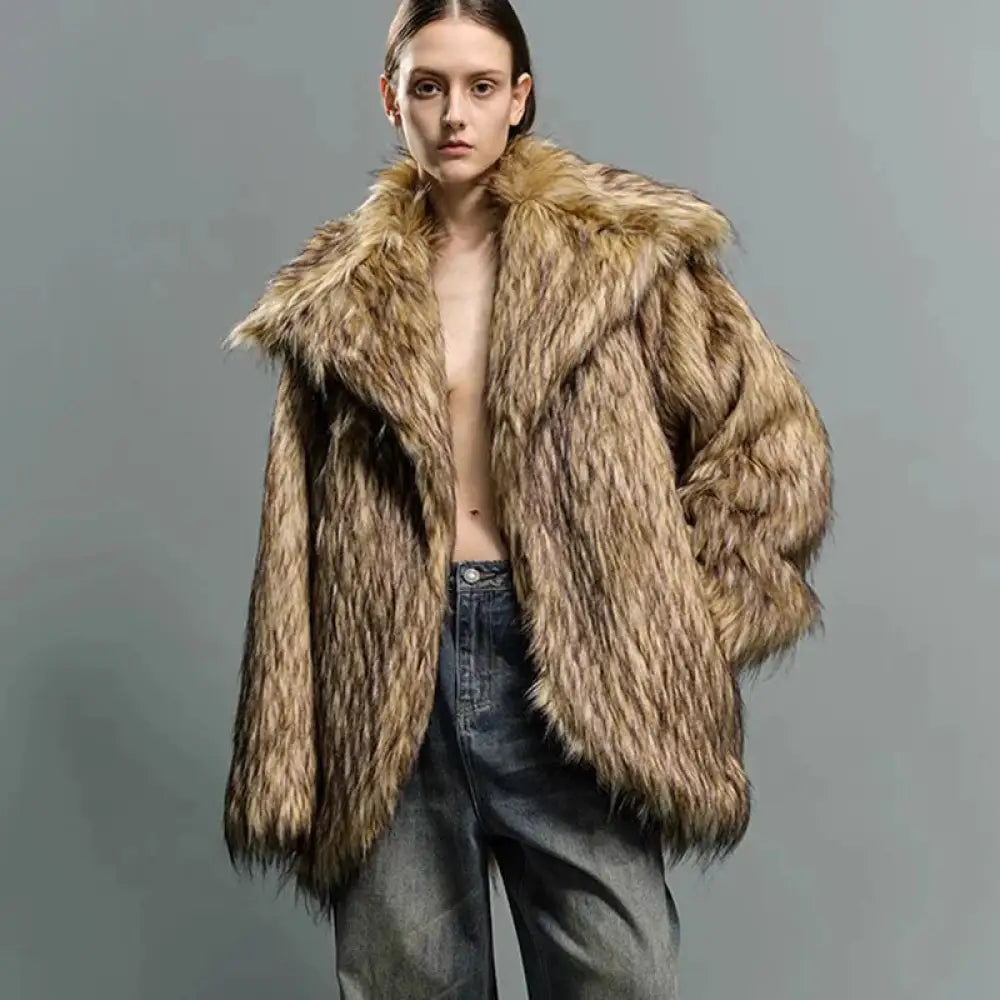 Big Lapel Fur Coat | same ANTHEM.