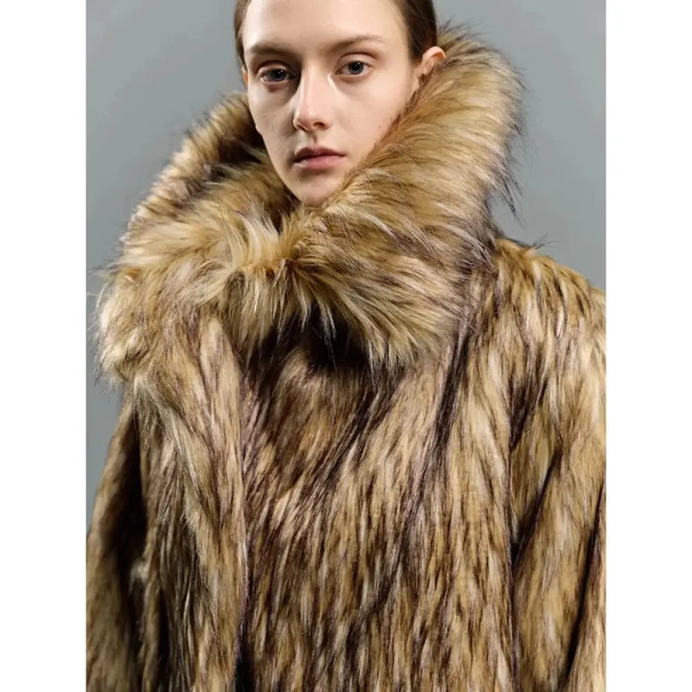 Big Lapel Fur Coat | same ANTHEM.