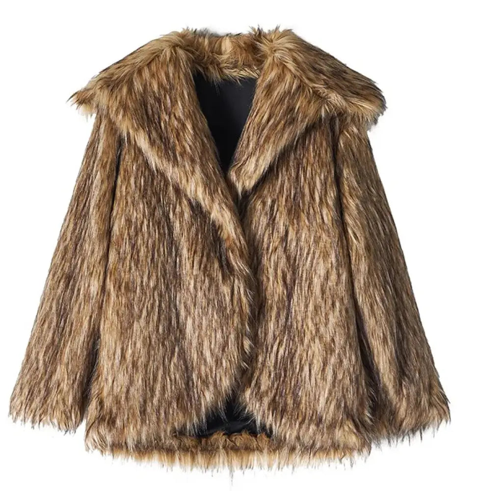 Big Lapel Fur Coat | same ANTHEM.