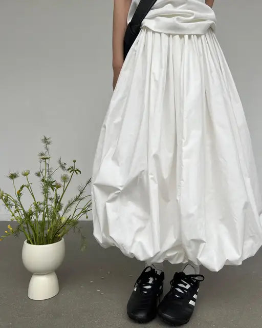 Black & White Vintage Skirt – same ANTHEM | Soulmate Streetwear for Lovers & Friends - White / S