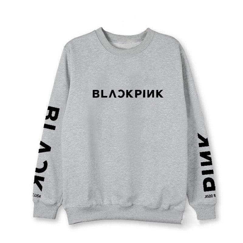 BLACKPINK Kpop Letter Hoodie – Soulmate Streetwear | same ANTHEM - Gray / S