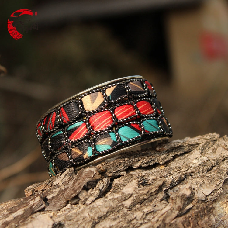 Boho Beaded Patch Bracelet – Nepalese Soulmate Style | same ANTHEM - Patch Black