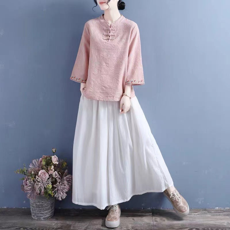 Boho Bell Sleeve Shirt – Free Spirit Chinese Style | same ANTHEM