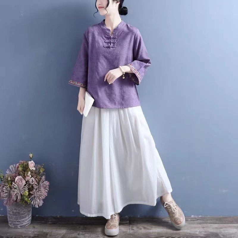 Boho Bell Sleeve Shirt – Free Spirit Chinese Style | same ANTHEM