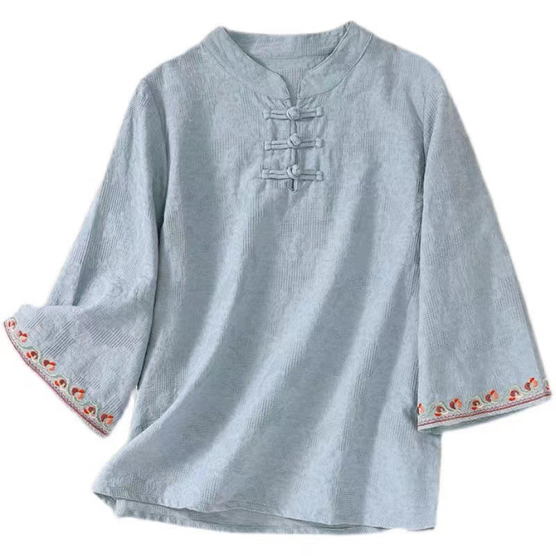 Boho Bell Sleeve Shirt – Free Spirit Chinese Style | same ANTHEM