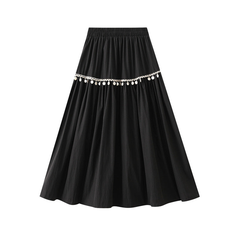 Boho Embroidered Skirt – Free Spirit Fashion | same ANTHEM - Black / Free Size