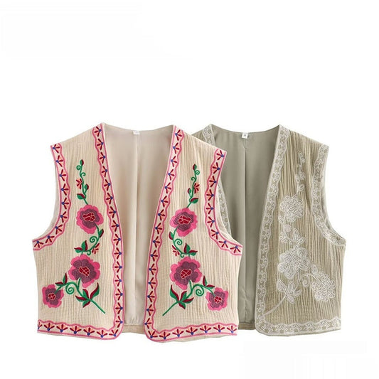 Boho Embroidered Vest – Vintage 70s Hippie Vest for Free Spirits & Soulmates | same ANTHEM