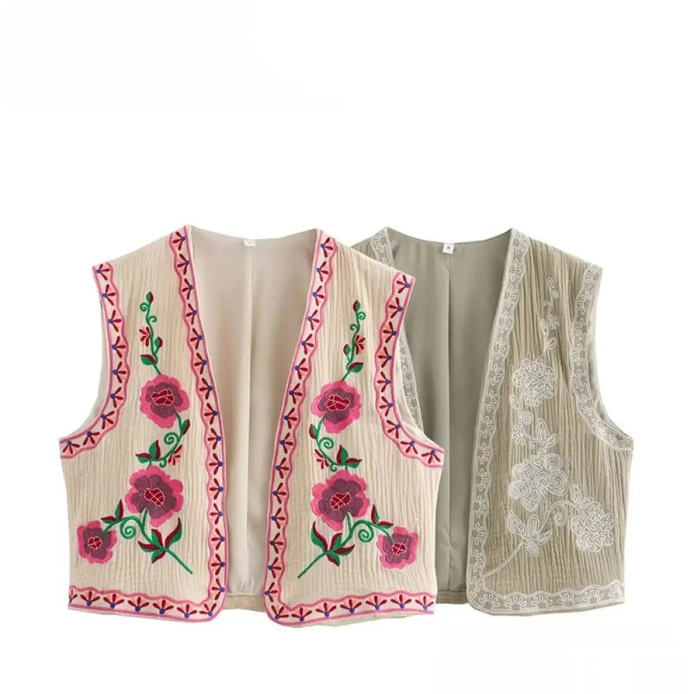 Boho Embroidered Vest – Vintage 70s Hippie Vest for Free Spirits & Soulmates | same ANTHEM