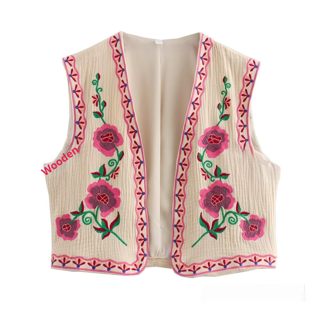 Boho Embroidered Vest – Vintage 70s Hippie Vest for Free Spirits & Soulmates | same ANTHEM