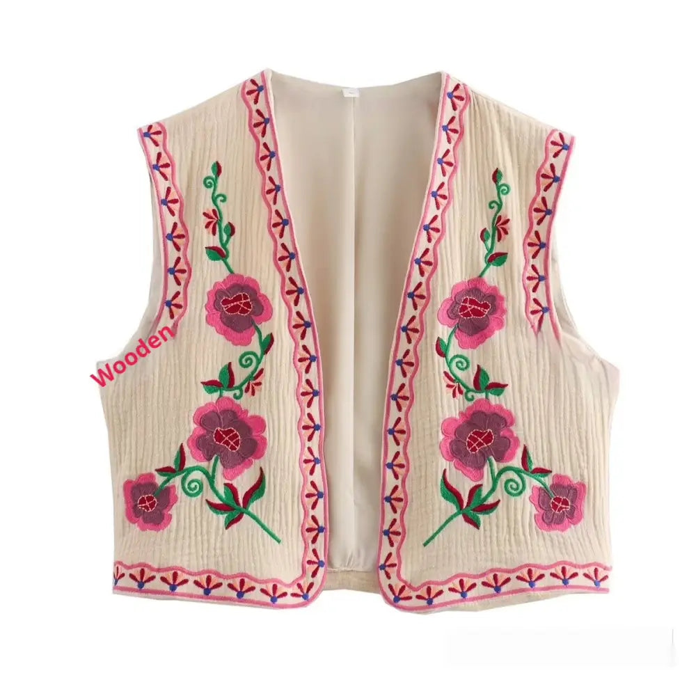 Boho Embroidered Vest – Vintage 70s Hippie Vest for Free Spirits & Soulmates | same ANTHEM