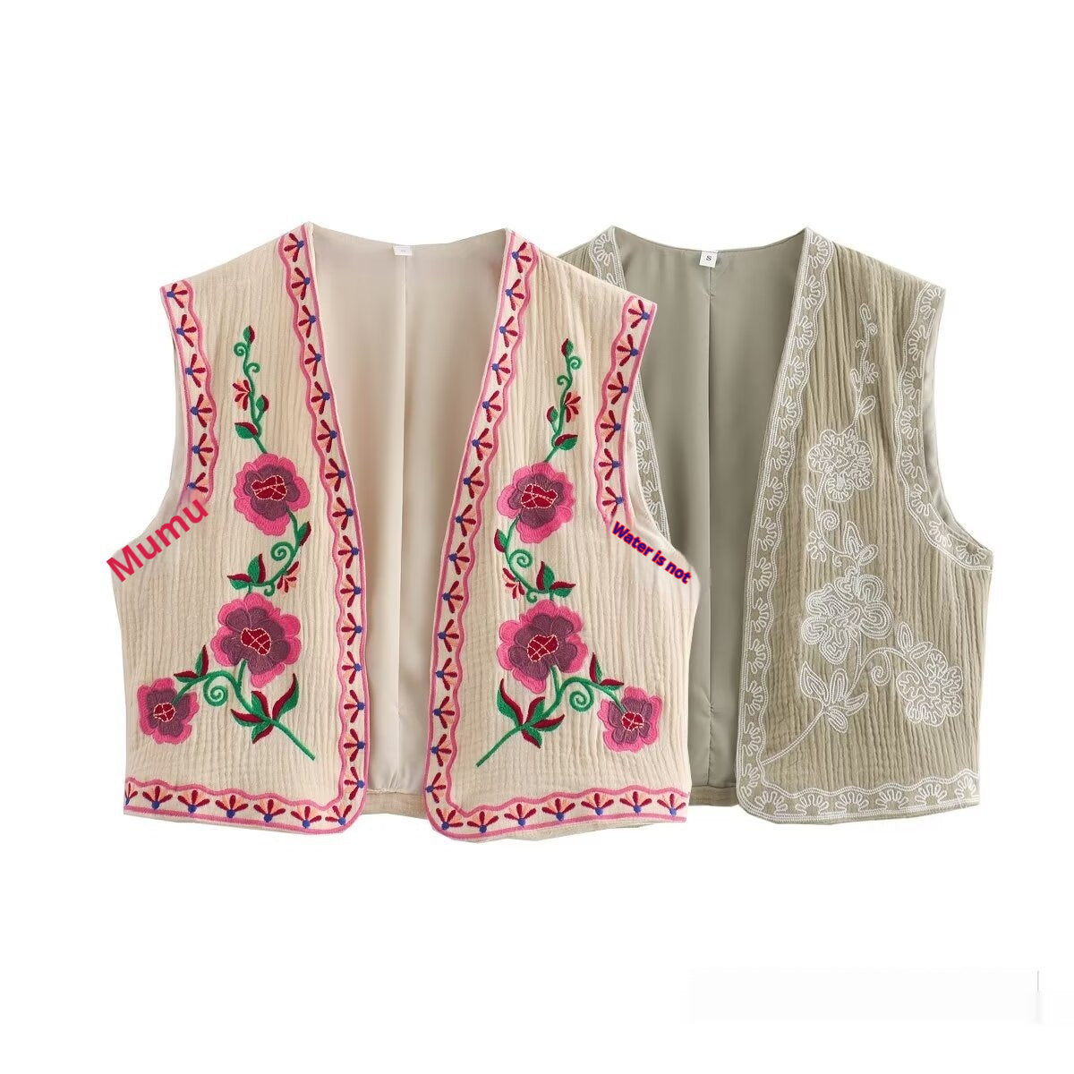 Boho Embroidered Vest – Vintage 70s Hippie Vest for Free Spirits & Soulmates | same ANTHEM