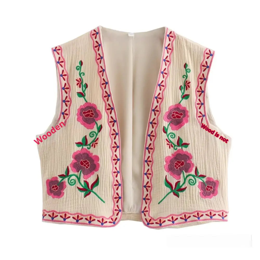 Boho Embroidered Vest – Vintage 70s Hippie Vest for Free Spirits & Soulmates | same ANTHEM