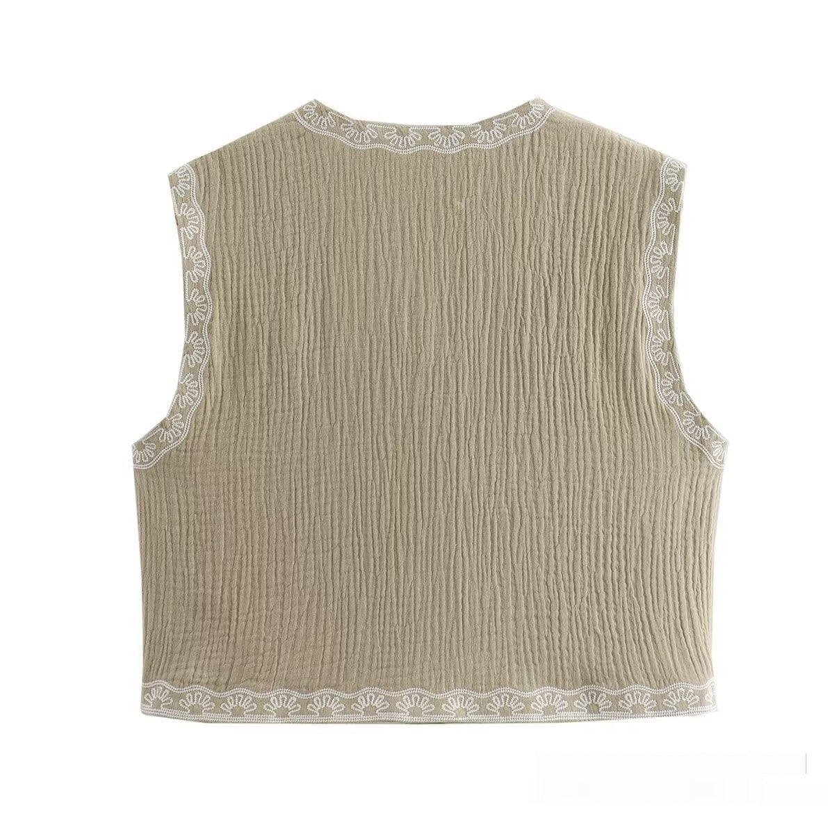 Boho Embroidered Vest – Vintage 70s Hippie Vest for Free Spirits & Soulmates | same ANTHEM