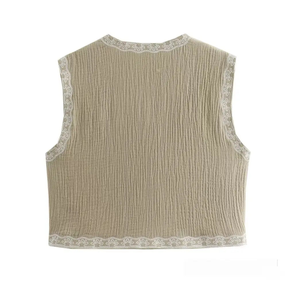 Boho Embroidered Vest – Vintage 70s Hippie Vest for Free Spirits & Soulmates | same ANTHEM