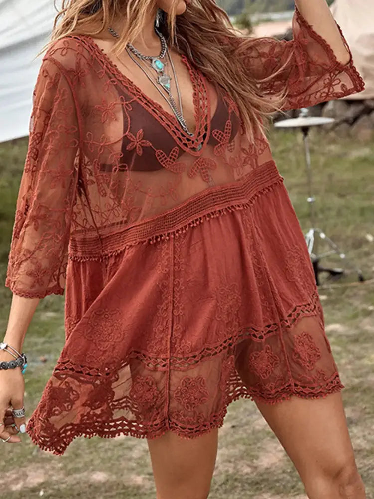 Boho Lace Beach Dress – same ANTHEM