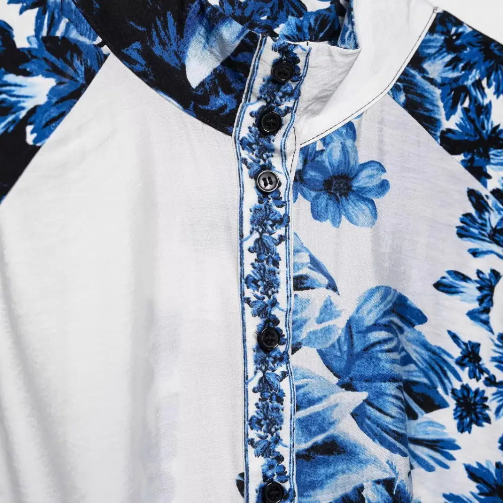 Boho Lace-Up Shirt Dress – Romantic Long Sleeve Streetwear | same ANTHEM