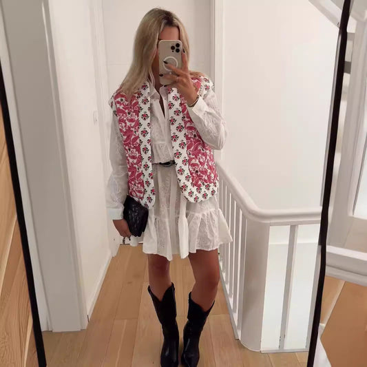 Boho Paisley Quilted Vest – Free-Spirited Soulmate Layer | same ANTHEM