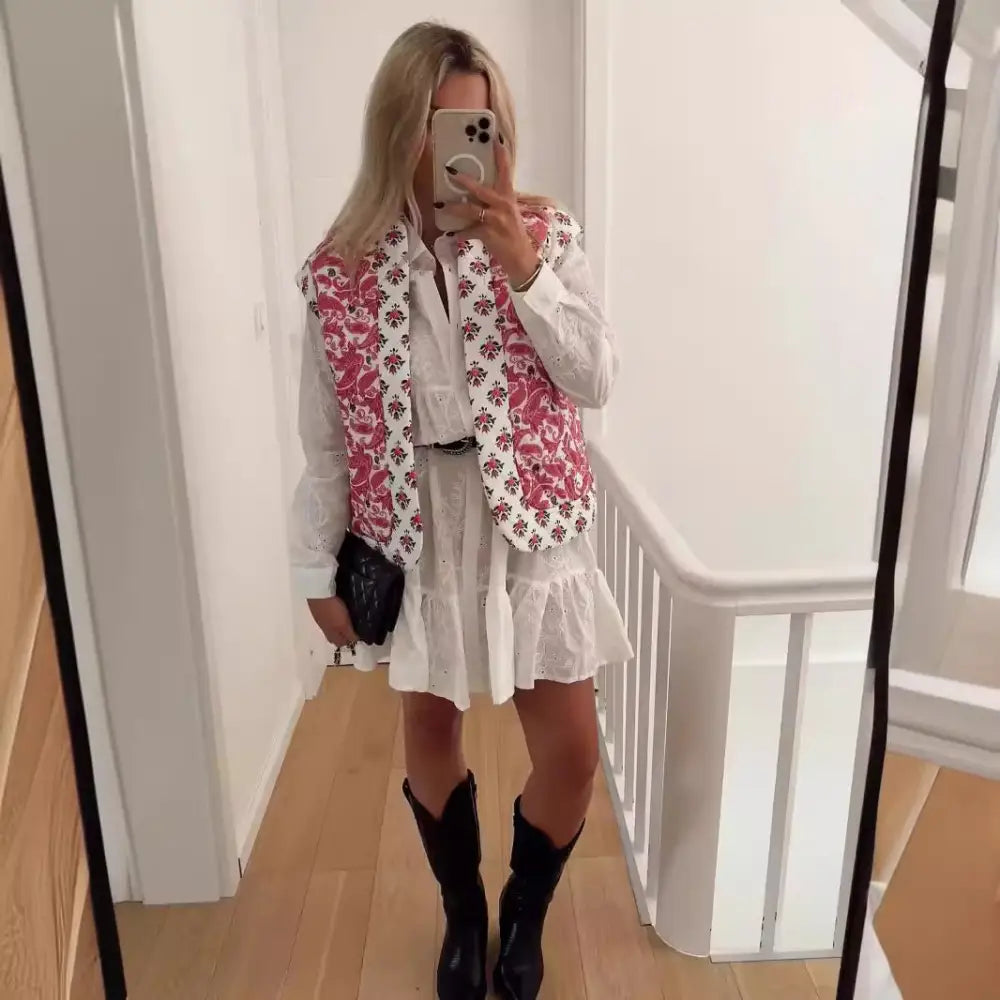 Boho Paisley Quilted Vest – Free-Spirited Soulmate Layer | same ANTHEM