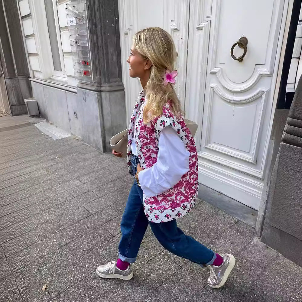 Boho Paisley Quilted Vest – Free-Spirited Soulmate Layer | same ANTHEM