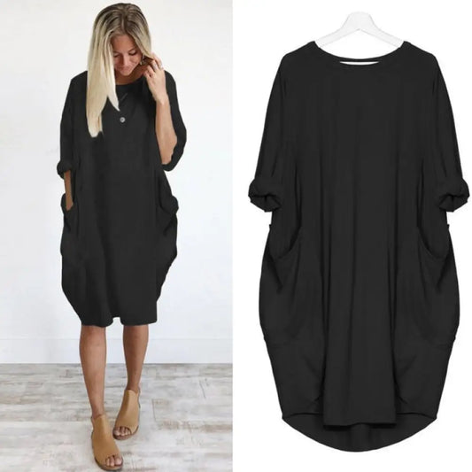 Boho Pocket Mini Dress – Dreamy Streetwear | same ANTHEM