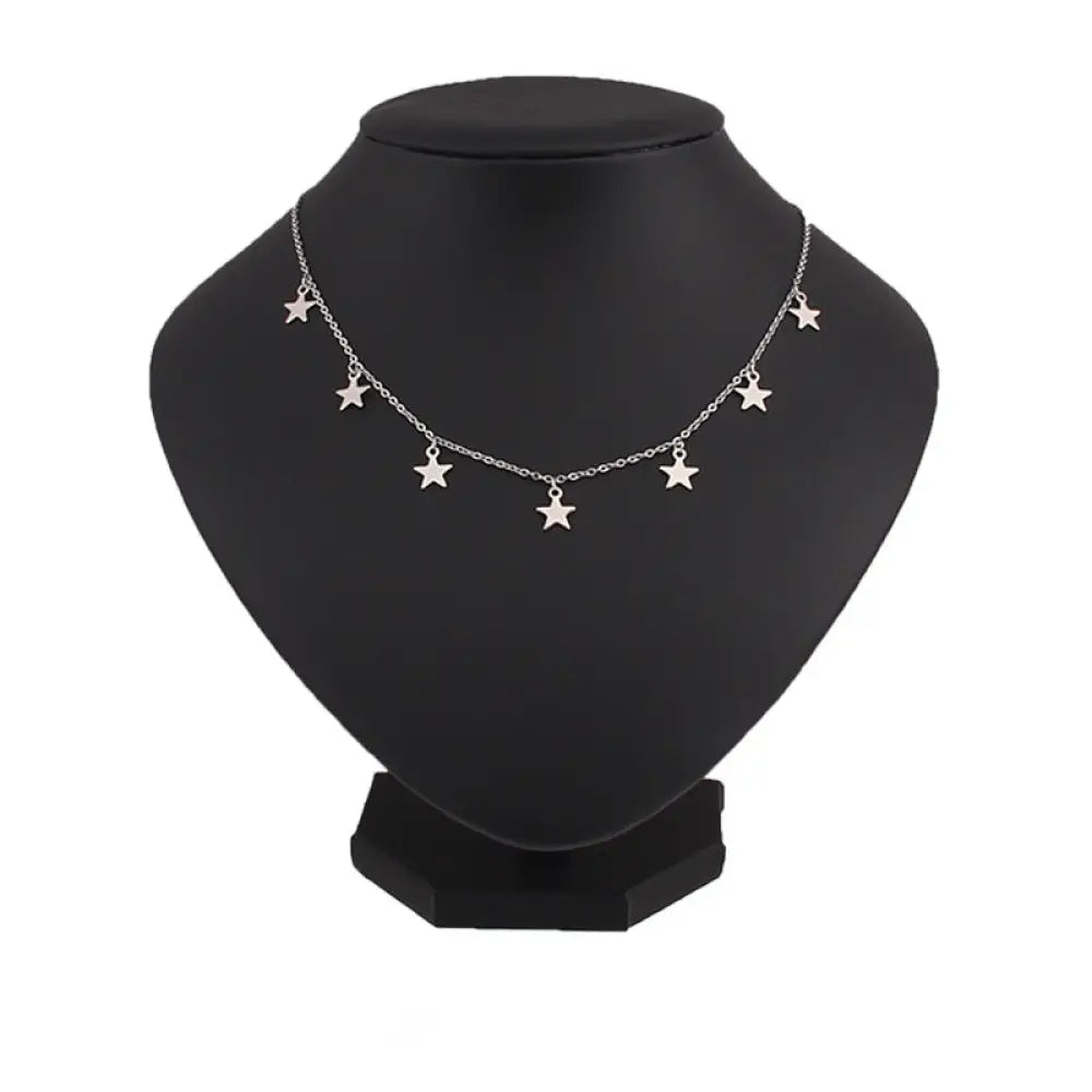 Boho Star & Butterfly Pendant Necklace – same ANTHEM Soulmate Jewelry - 0489 Silver
