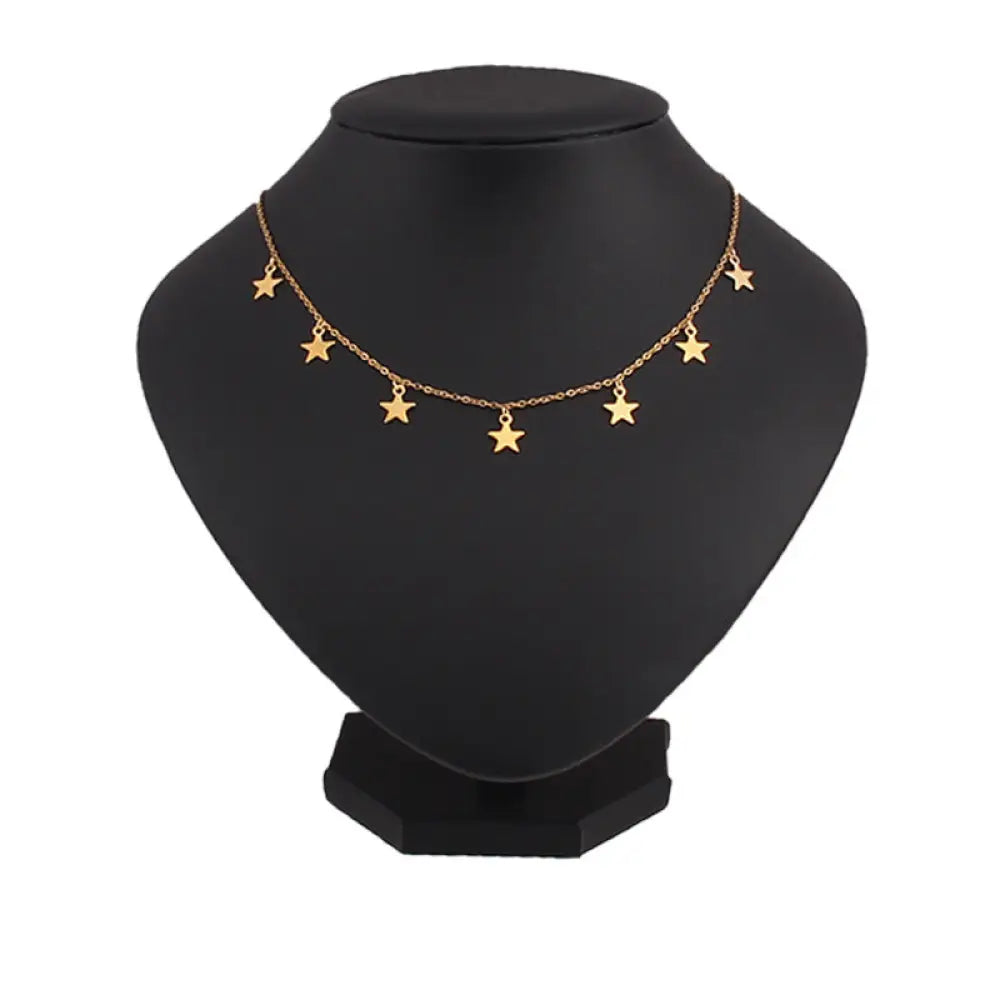 Boho Star & Butterfly Pendant Necklace – same ANTHEM Soulmate Jewelry - 0489 Gold