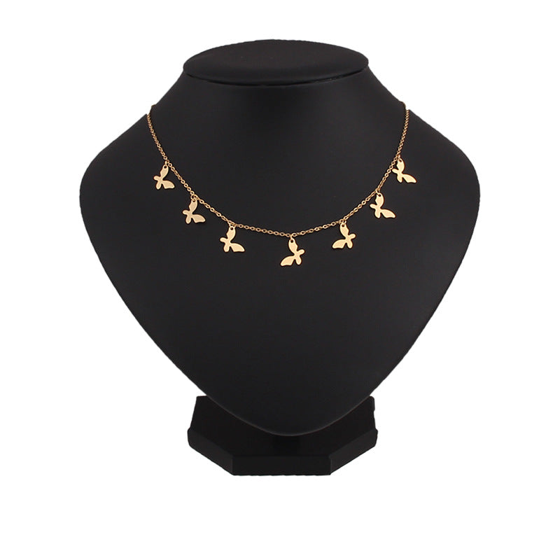 Boho Star & Butterfly Pendant Necklace – same ANTHEM Soulmate Jewelry - 0634 Gold