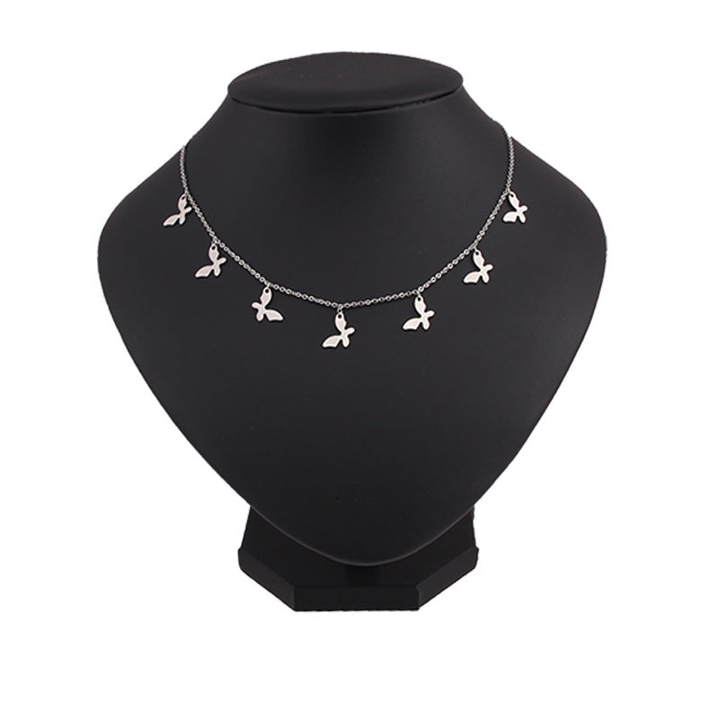 Boho Star & Butterfly Pendant Necklace – same ANTHEM Soulmate Jewelry - 0634 Silver